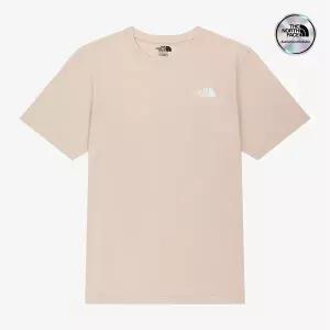 [노스페이스] [노스페이스 공식] NT7UR00M 화이트라벨 코튼 반팔 라운드티_PALE PEACH