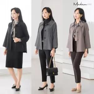 [마담4060] 스카프 A라인자켓(2종)