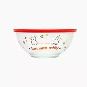 [에지리x미피] 내열유리 믹싱볼 1400ml (본품+뚜껑)