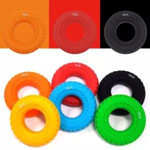 악력키우기 악력 기 효과 도넛 고무 볼 옐로우 어린이용