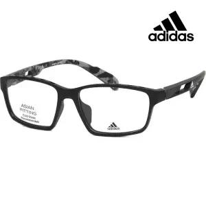 [아디다스] 안경테 SP5004F 002 블랙 사각 뿔테 아시안핏 스포티 패션