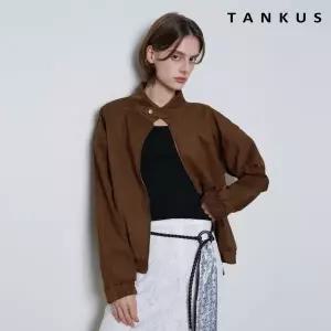 [탱커스]하이넥 스웨이드 집업 긴팔 자켓 (TX3JK005L0)