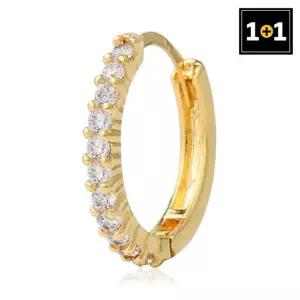 [메리그린] 14K 큐빅 링 피어싱 gold-pin 하나+하나더