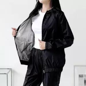 ONM 남녀공용 스웨드 후드집업 땀복 운동복 세트