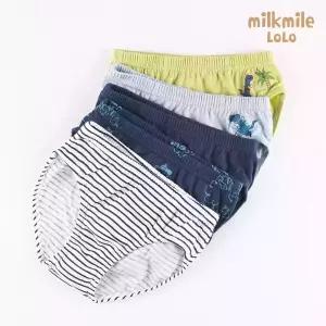 [밀크마일로로] 다이노프렌즈남아삼각팬티5종세트