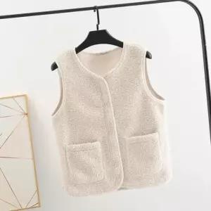 ONM 프리미엄 여성 초경량 뽀글이 조끼 겨울 따뜻한