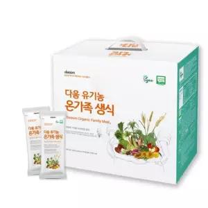 [유로메디] 다움 유기농 온가족생식 40g x 30포 1개월분 유기농분말 생식 비건 아침식