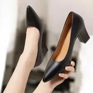 여성 스틸레토 힐 베이직 뾰족코 데일리힐 여성 정장구두 펌프스 하객룩 구두 블로퍼