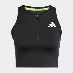 [아디다스] 여성 아디제로 러닝 젤 포켓 크롭탑 JN7162