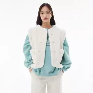 [LAP] 아웃포켓 무스탕 베스트 AP4MVA61_DG