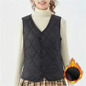 [라일리여성의류] Rly 여성 퀼팅조끼 겨울 기모안감 조끼 레이어드 사무