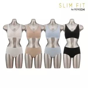 슬림핏 에어홀 프리컷 노와이어 여성속옷세트 8종