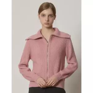 [하프클럽/]캔디 울 블렌드 집업 가디건 (택가격198000원)