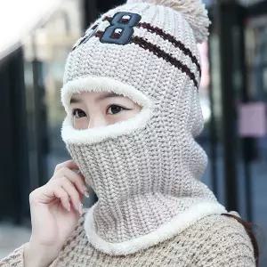마스크 다용도 비니 방한 털모자 넥워머