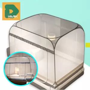 원터치 사각모기장 아기 안방 접이식 캐노피 텐트형 침대용 휴대용 바닥없는 캠핑 간편설치 유아 침실
