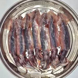 국내산 생물 급냉 통찜용오징어1kg 7-8미