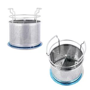 스텐 받침 원형 수저 통 타공 주방 다용도 보관함 대/물받침대/원형/물받침/수저통/분류통/보관/건조/물받