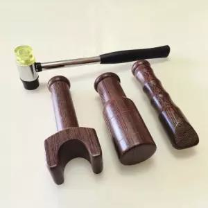 탁센마사지 나무망치 도구 목 등 이완 지압 경추 경락마사지 태국 건강 초