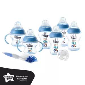토미티피 신생아 출산준비  젖병 세트 블루 리미티드