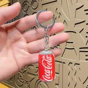 미니 캔 키링 탄산음료 디자인 콜라 스프라이트 펩시 키홀더 코카콜라