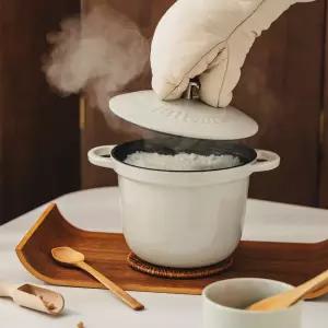 [10분러시가] 제이비홈 바움 IH 무쇠 주물 솥밥 양수냄비 라이스팟 18cm