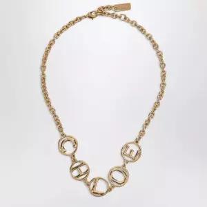 골드 메탈 클로 스크립트 초커 CH26SJN13CB7 9DC