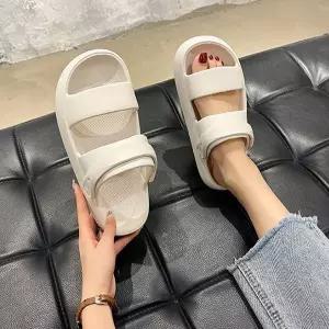 [하프클럽/]남자여름샌들 남자 투웨이 여자 슬링백 샌들 도톰 커플템 슬리