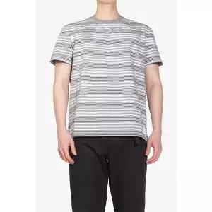 [톰브라운] 미드웨이트 저지 스트라이프 반팔티셔츠 139104572