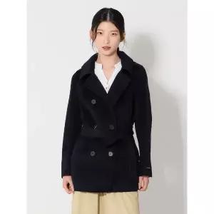 [하프클럽/]울블렌디드 후드 벨티드 하프 코트(후드탈부착)-사이즈 55~88다양