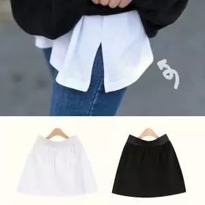 [하프클럽/]페이크 이너스커트 티셔츠 레이어드 이너나시 속치마