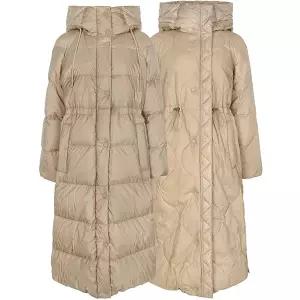 막스마라 25FW 베이지 노박 리버시블 구스 다운 롱 자켓 2525496082 NOVAK 021