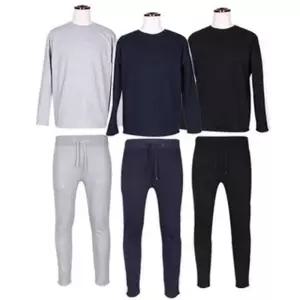 [라일리의류] Rly 기모 라인 트레이닝 세트