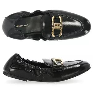 [페라가모] 간치니 JODIE NERO 779660 페레가모 여성 로퍼 플렛 슈즈 구두