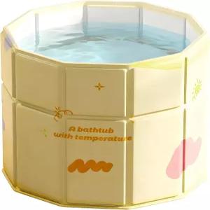 휴대용 욕조 29.5인치 x 31.5인치 접이식 콜드 플런지 샤워 스톨용 얼음 목욕 욕실 온수 SPA 침지 스탠딩