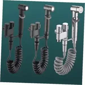 황동 핸드헬드 비데 스프레이건 변기 청소 세정 샤워기 욕실 위생 세척 도구 핸드형 물총