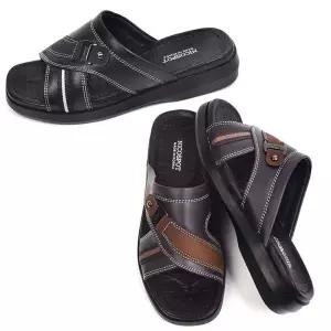 국산 남성 가죽 사무실 슬리퍼/선생님/회사/남자/오피스/업무/용/교실/아저씨/편한/발편한/막신는/매장