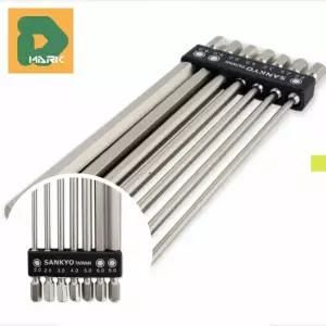 튼튼한 육각비트세트 7p 전동드릴 전문가용 150mm 조립 롱비트 호환 임팩트 드라이버 나사 비트날 해체