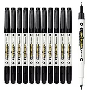 양쪽네임펜 모나미 트윈 네임펜 블랙 12자루 1P 양면 유성 사인펜