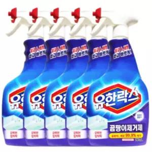 유한양행 세정제 785ml 5묶음/먼지제거제/락스/세제/뿌리는락스/다목적/대용량/화장실/뿌리는곰팡이/주방