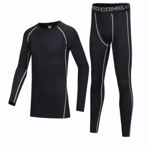 [라일리의류] Rly 남성 기모레깅스 긴팔 트레이닝복 세트 운동복 겨