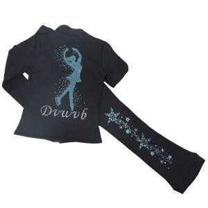 피겨연습복 스케이트 트레이닝 연습복 스케이팅 여성 슈트