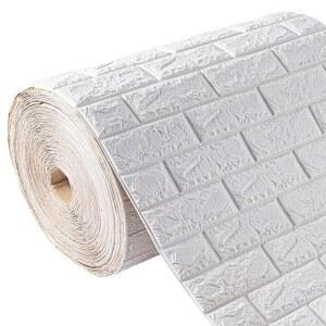 10m 롤형 월페이퍼 셀프도배 벽도배 접착식 벽지 벽돌 DIY 3D
