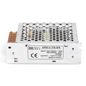 LED 전원 공급 장치 DC 24V 3A 76W 스위칭 소스 변압기 100-240V AC SMPS
