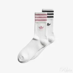 [아디다스] 미드 컷 글리터 크루 양말 2켤레 화이트 블랙 HK0301 150980850