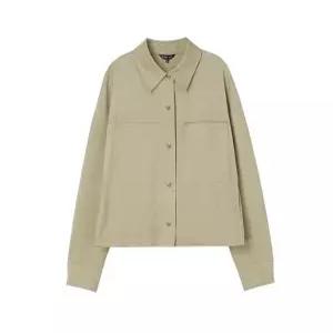 [랩][LAP] 자수 포인트 스웨이드 셔츠 AS1WB270 (P003755266)