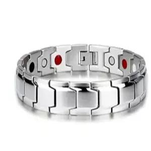 게르마늄 건강 자석팔찌 건강팔찌 조절기 마그넷 자석 테라피 실버 희토류 네오디움 J110-O