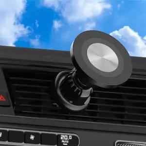 차량용 맥세이프 호환 자석 핸드폰 거치대 송풍구 설치 마그네틱 A844