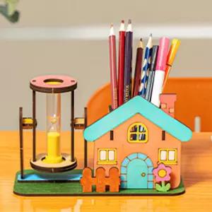 모래시계 연필꽂이 초등학교 미술 만들기 수업 키트 어린이 만들기 수업 재료