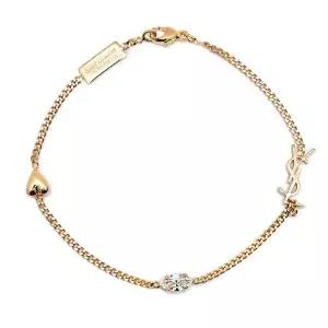 [생로랑][명품] 생로랑 오피움 하트 참 브레이슬릿 701950 Y1526 9137