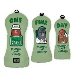 [NICE MANNERS CLUB](신세계 사우스시티)베어 민트그레이 드라이버 우드 유틸 커버